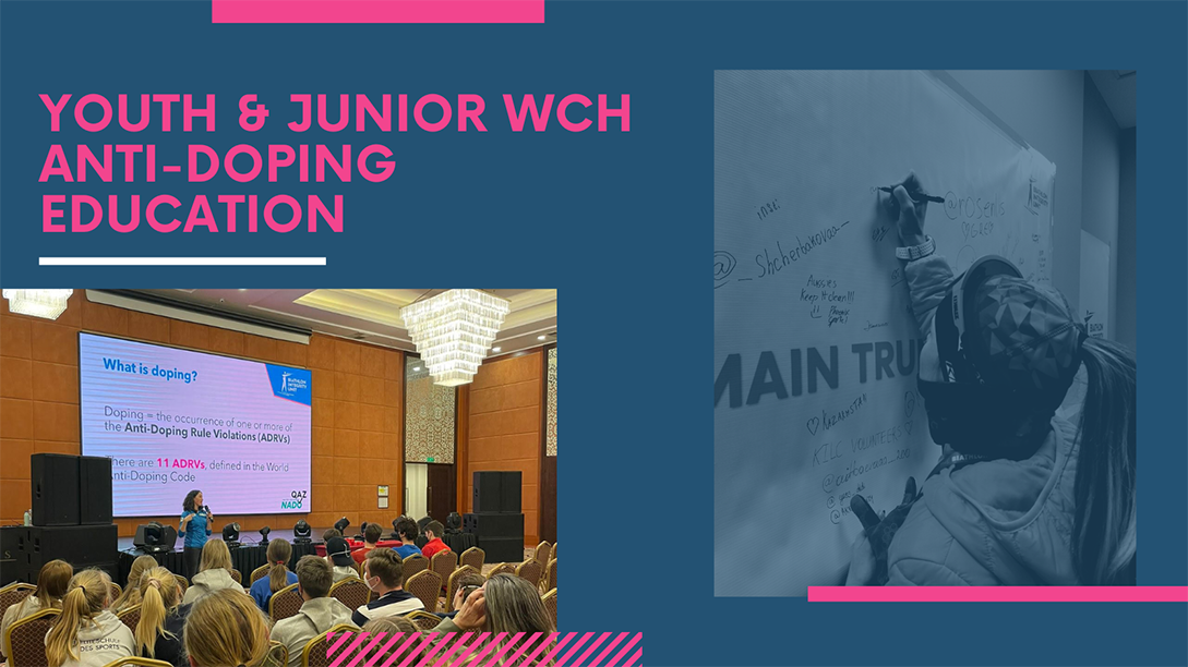 Anti-Doping Education at Youth and Junior World Championships